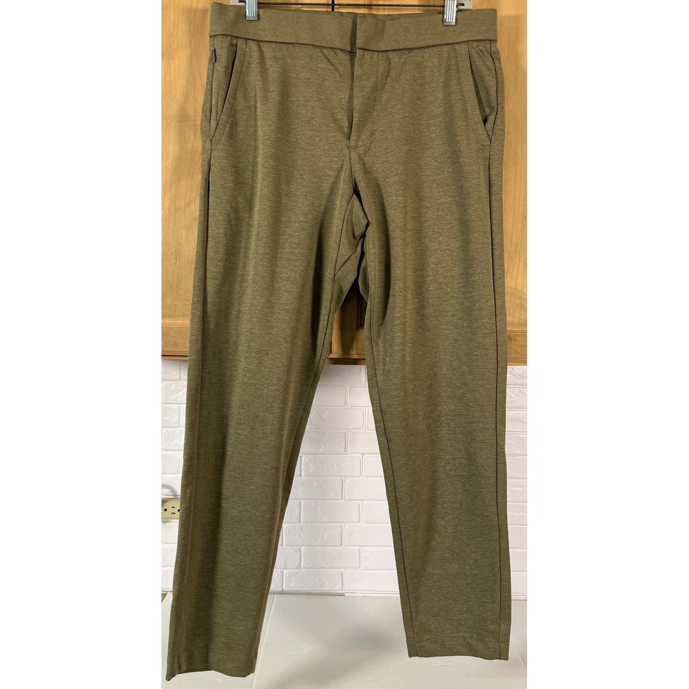 Bonobos Homestretch Pants Mens Size M Olive Green Stretch Chino